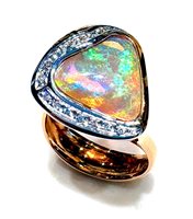 Anillo Silvia Kelly Mujer Pezzi Unici in Oro rosa Opale AN590/3X-351050